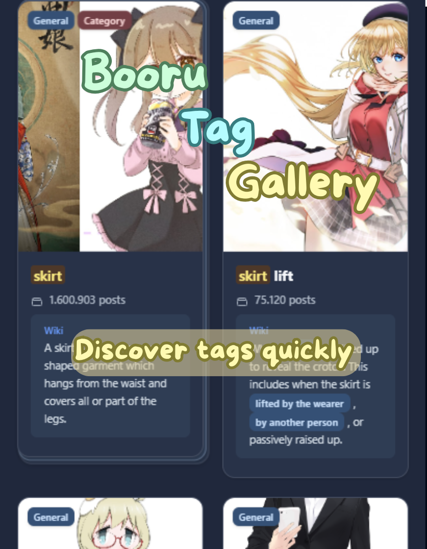 Web App: Booru Tag Gallery
